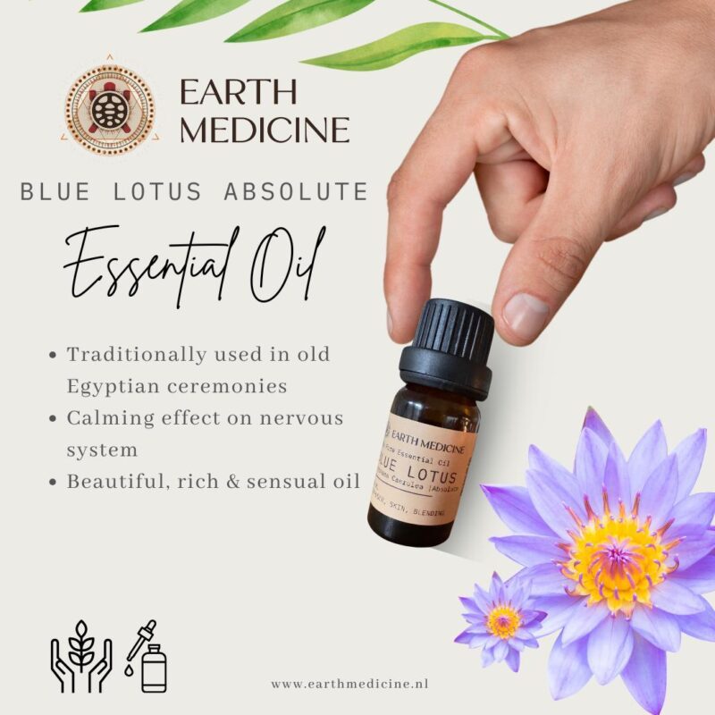 Blauwe Lotus Absolute uit India – Een diepe en sensuele ervaring (10ml) - Afbeelding 2