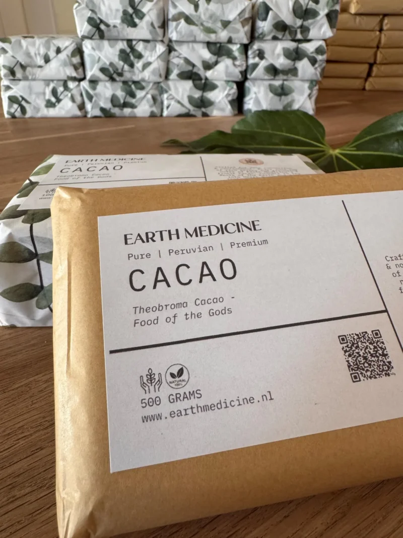 Handgemaakt Cacaoblok, puur en afkomstig uit Peru