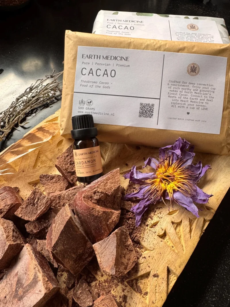 Handgemaakt Cacaoblok, puur en afkomstig uit Peru