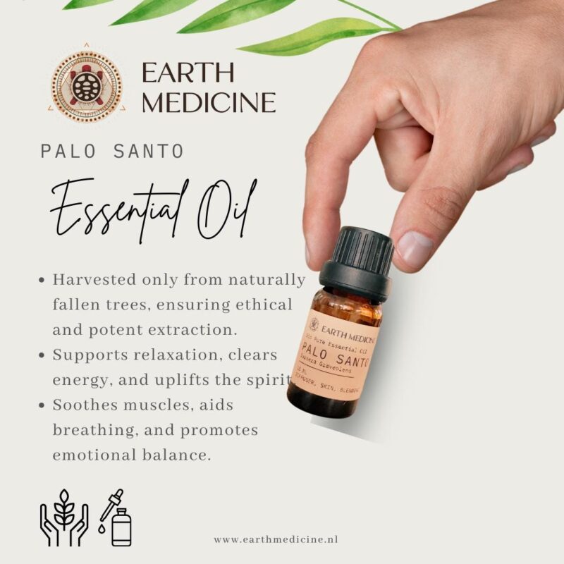 Palo Santo Essentiële Olie – 100% Puur en Duurzaam Geoogst uit Peru (10ml) - Afbeelding 2